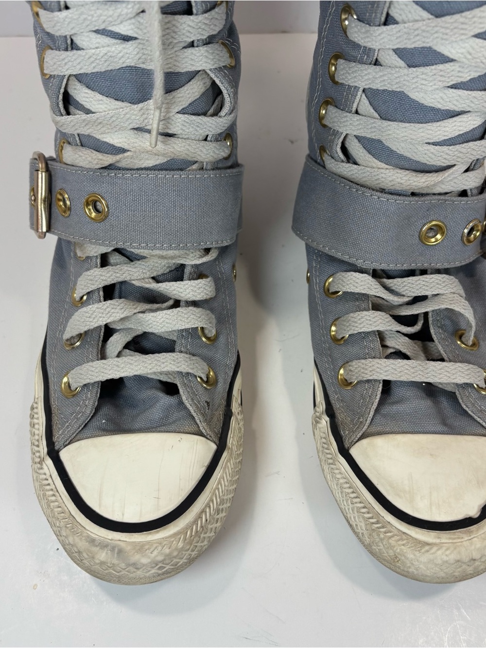 Converse Chuck Taylor All Star XXHi Buckles Knee-High Boots Blue Women 5.5 Y2K - Picture 5 of 12